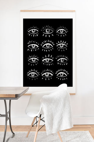 Avenie Mystic Eye Art Print And Hanger