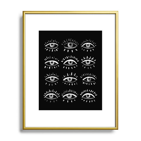 Avenie Mystic Eye Metal Framed Art Print