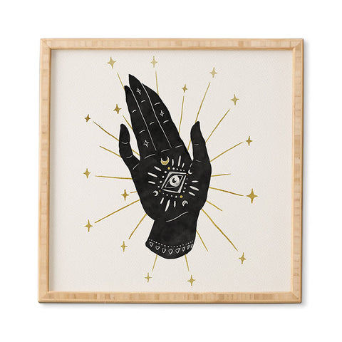 Avenie Mystic Hand with Eye Framed Wall Art