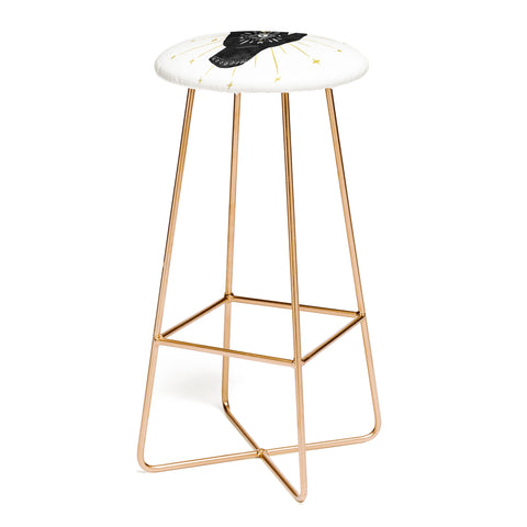 Avenie Mystic Hand with Eye Bar Stool