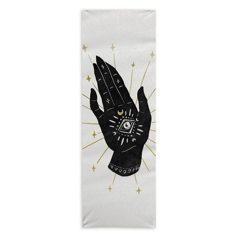 Avenie Mystic Hand with Eye Yoga Towel
