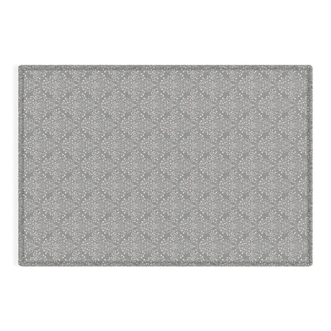 Avenie Neutral Art Nouveau Damask Outdoor Rug