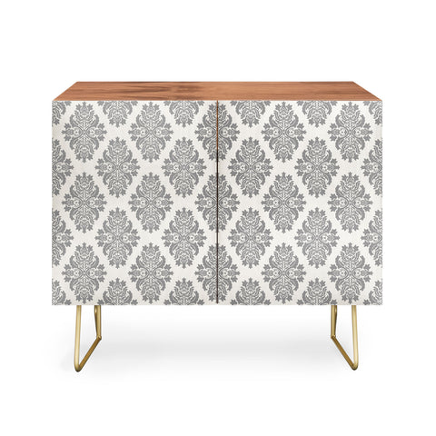 Avenie Neutral Damask Flourish Credenza