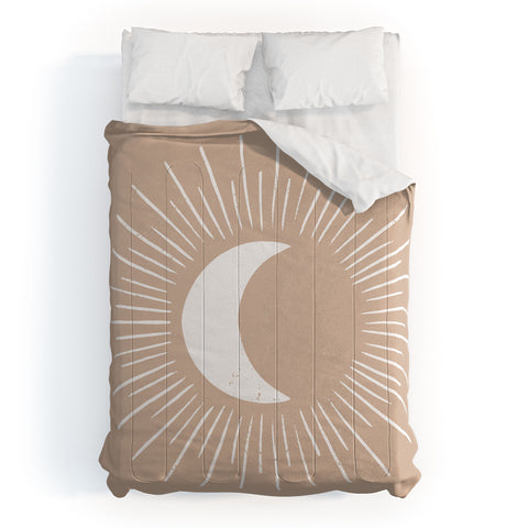 Avenie Nightglow Moon Neutral Comforter