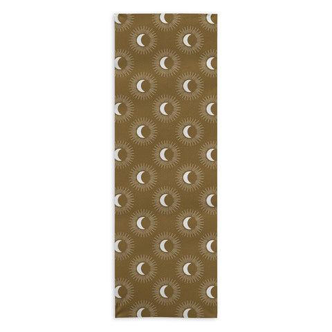 Avenie Nightglow Olive Green Yoga Towel