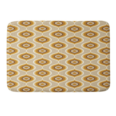Avenie Ogee Neutral Memory Foam Bath Mat