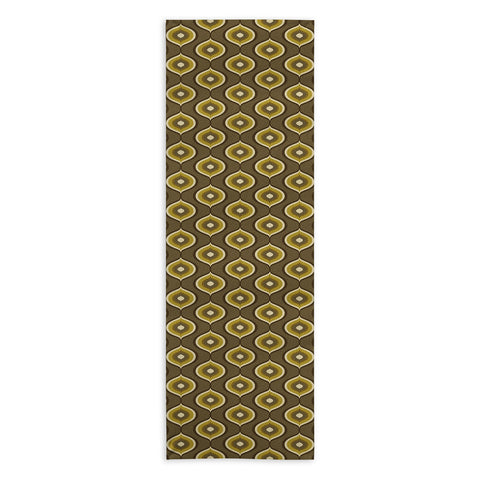 Avenie Ogee Olive Green Yoga Towel