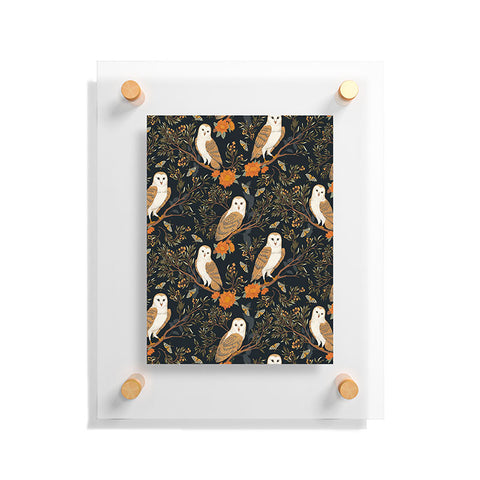 Avenie Owl Forest Floating Acrylic Print