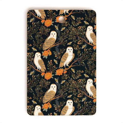 Avenie Owl Forest Cutting Board Rectangle