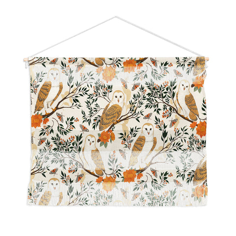 Avenie Owl Forest I Wall Hanging Landscape
