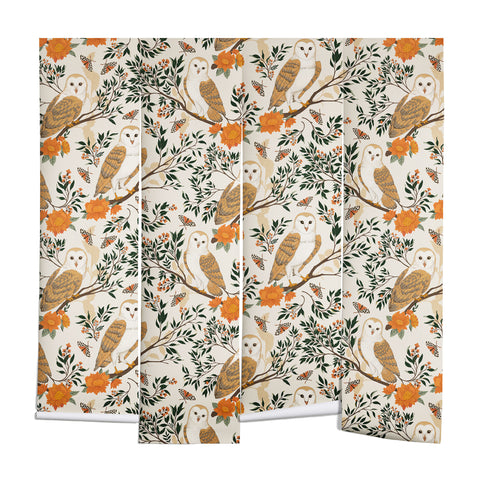 Avenie Owl Forest I Wall Mural