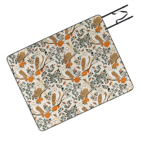 Avenie Owl Forest I Picnic Blanket