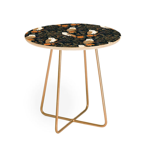 Avenie Owl Forest Round Side Table