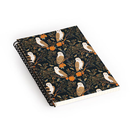 Avenie Owl Forest Spiral Notebook