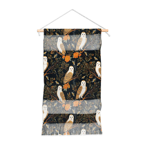 Avenie Owl Forest Wall Hanging Portrait
