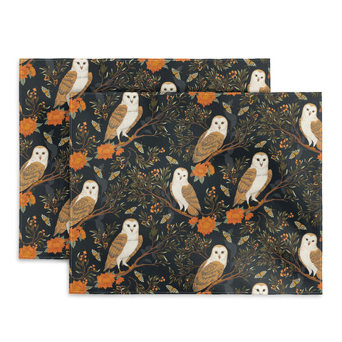Avenie Owl Forest Placemat