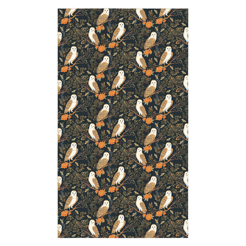 Avenie Owl Forest Tablecloth