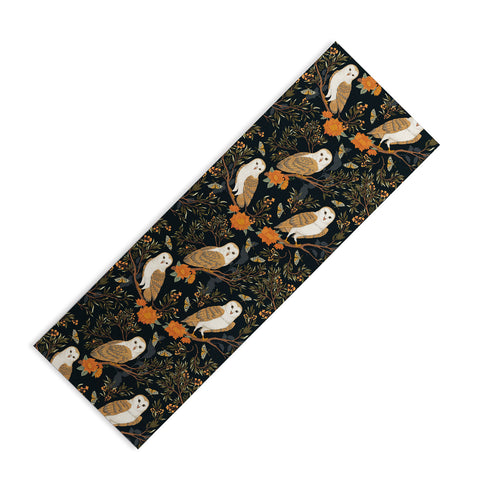 Avenie Owl Forest Yoga Mat