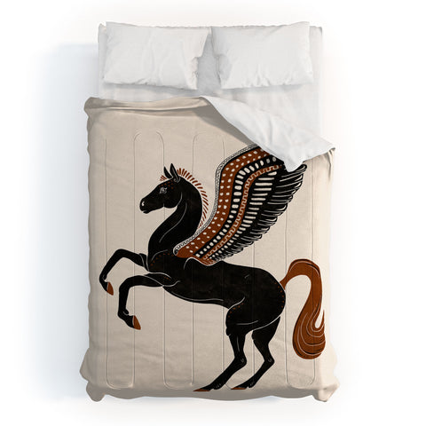 Avenie Pegasus In Greek Art Comforter