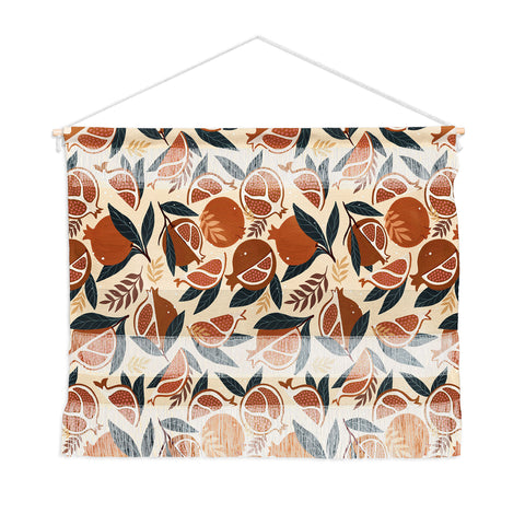 Avenie Pomegranate Terracotta Wall Hanging Landscape