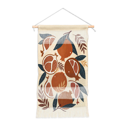 Avenie Pomegranate Terracotta Wall Hanging Portrait