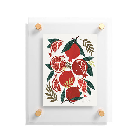 Avenie Pomegranates Pattern Floating Acrylic Print