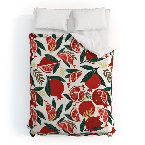 Avenie Pomegranates Pattern Duvet Cover