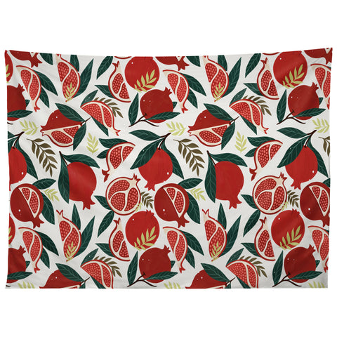 Avenie Pomegranates Pattern Tapestry