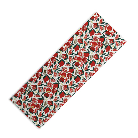 Avenie Pomegranates Pattern Yoga Mat