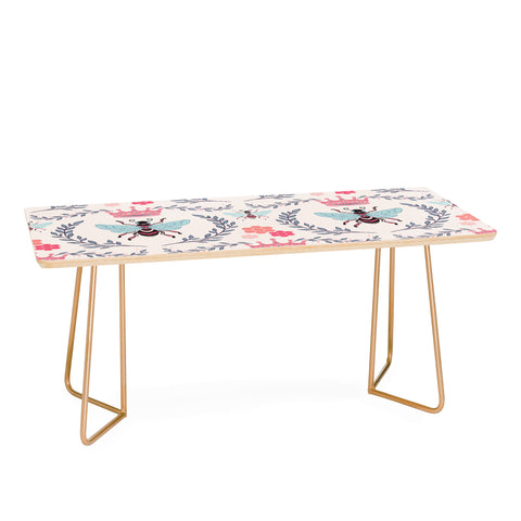 Avenie Queen Bee Coral Coffee Table