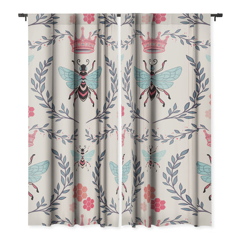 Avenie Queen Bee Coral Blackout Non Repeat