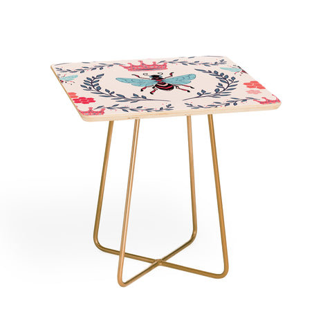 Avenie Queen Bee Coral Side Table
