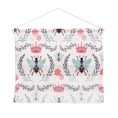 Avenie Queen Bee Coral Wall Hanging Landscape