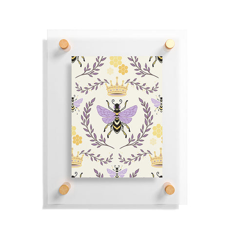 Avenie Queen Bee Lavender Floating Acrylic Print