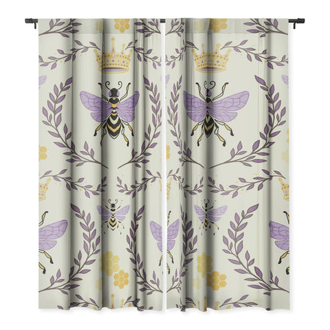 Avenie Queen Bee Lavender Blackout Non Repeat