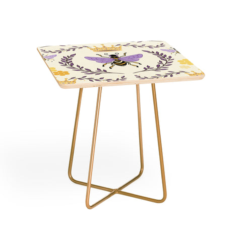 Avenie Queen Bee Lavender Side Table