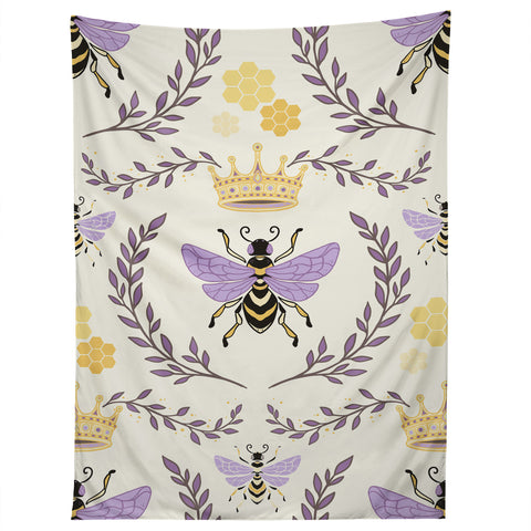 Avenie Queen Bee Lavender Tapestry