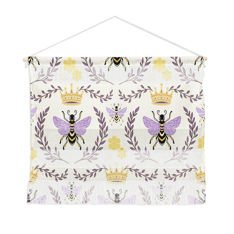 Avenie Queen Bee Lavender Wall Hanging Landscape