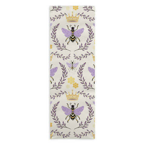 Avenie Queen Bee Lavender Yoga Towel