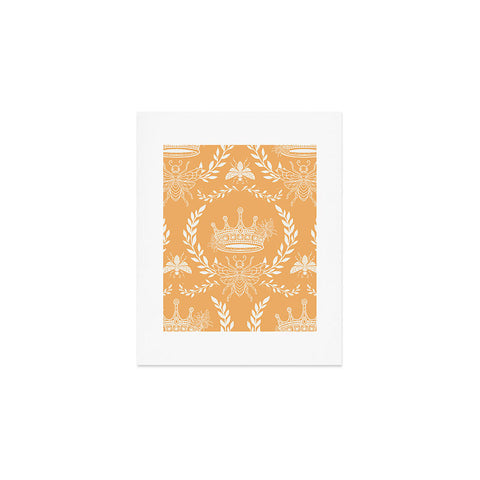 Avenie Queen Bee Orange Art Print