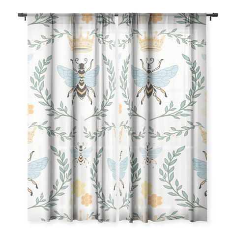 Avenie Queen Bee with Crown Sheer Non Repeat