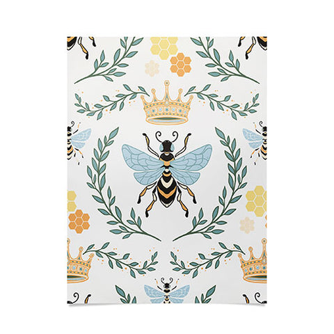 Avenie Queen Bee with Crown Poster