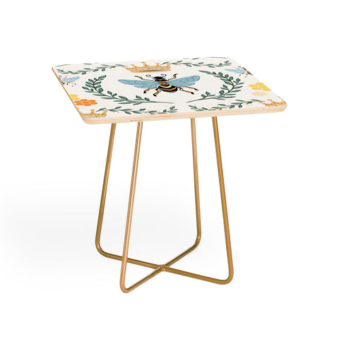 Avenie Queen Bee with Crown Side Table