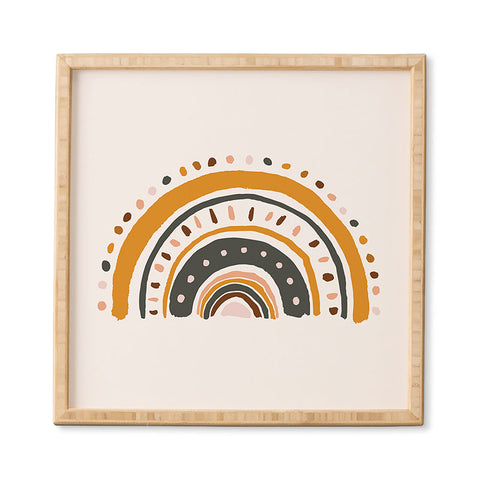 Avenie Rainy Day Rainbow Framed Wall Art