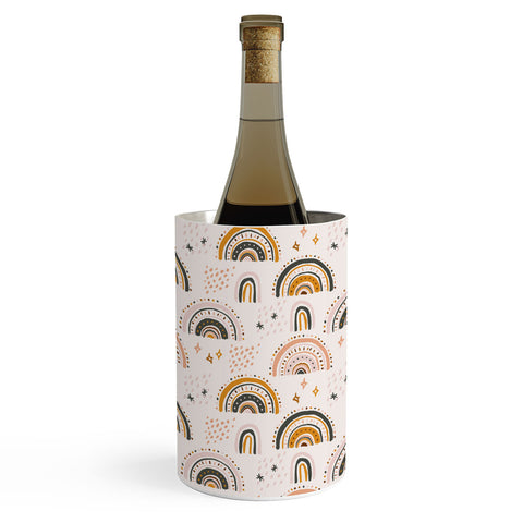 Avenie Rainy Day Rainbow Pattern Wine Chiller