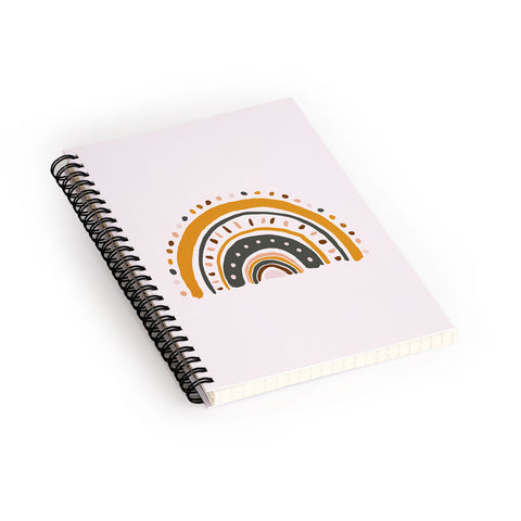 Avenie Rainy Day Rainbow Spiral Notebook