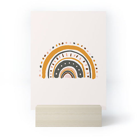 Avenie Rainy Day Rainbow Mini Art Print