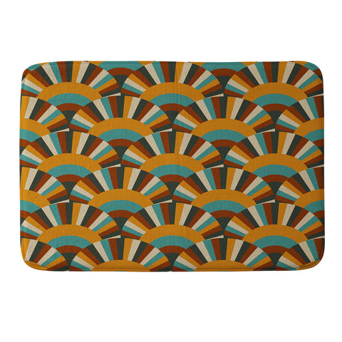 Avenie Retro Summer Hip Sunshine Memory Foam Bath Mat