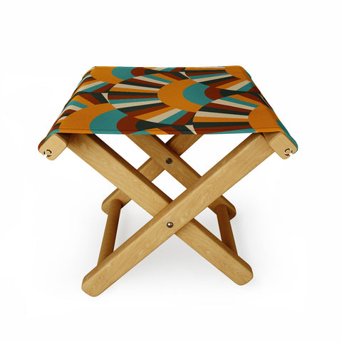 Avenie Retro Summer Hip Sunshine Folding Stool