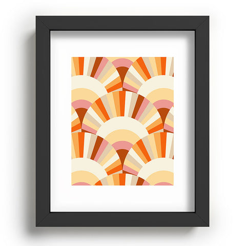 Avenie Retro Summer Sunshine Recessed Framing Rectangle